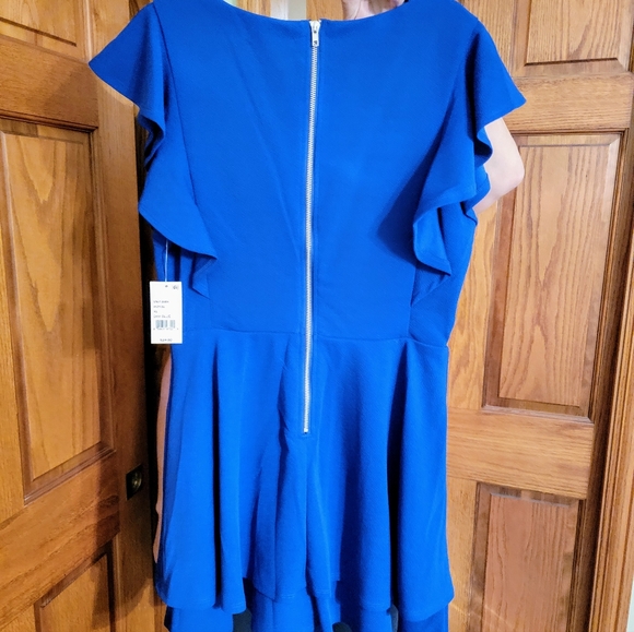 Royal Blue Dress Sz XL - Picture 4 of 4